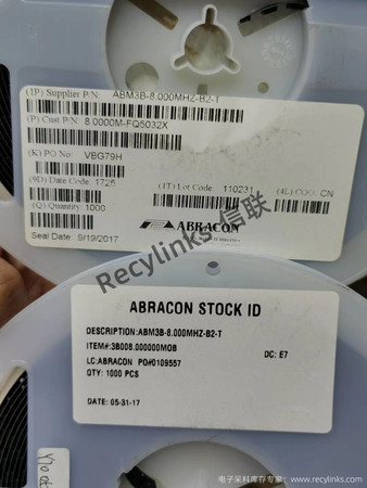 ABRACON晶振回收ABM3B-8.000MHZ-B2-recylinks·信联