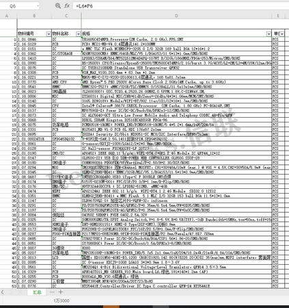 信联-电子呆料Excel7