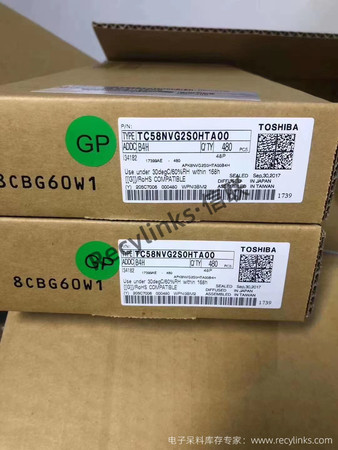 TOSHIBA东芝储存器TC58NVG2S0HTA00-Recylinks.com